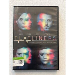 Flatliners 2017 DVD Psychological Thriller Movie Ellen Page Diego Luna Pre-Owned